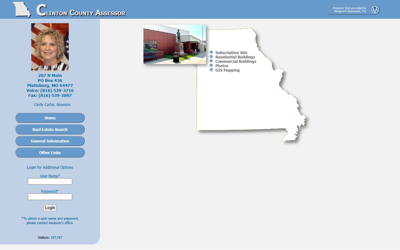 Clinton County assessor property tax records portal