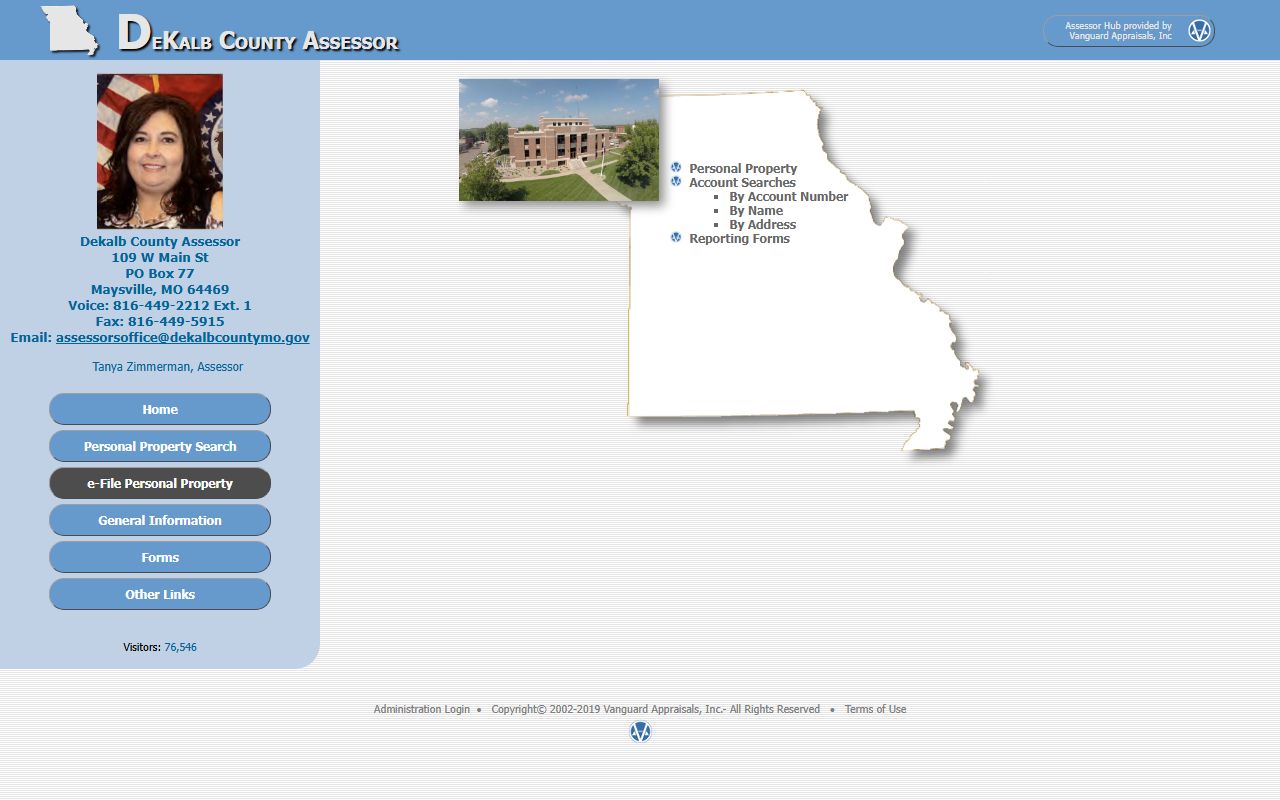 DeKalb County assessor portal for property tax records