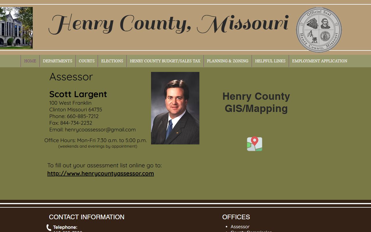 Henry County property tax records government portal
