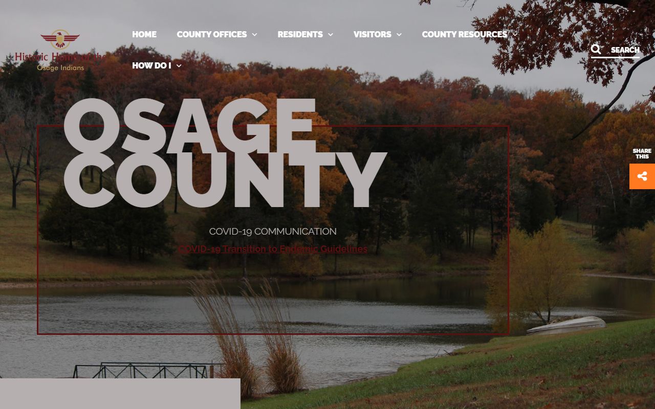 Osage County Missouri official website for property tax records