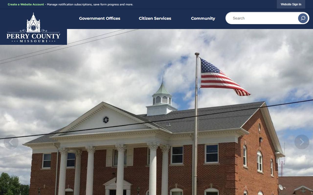 Perry County Missouri official website property tax records