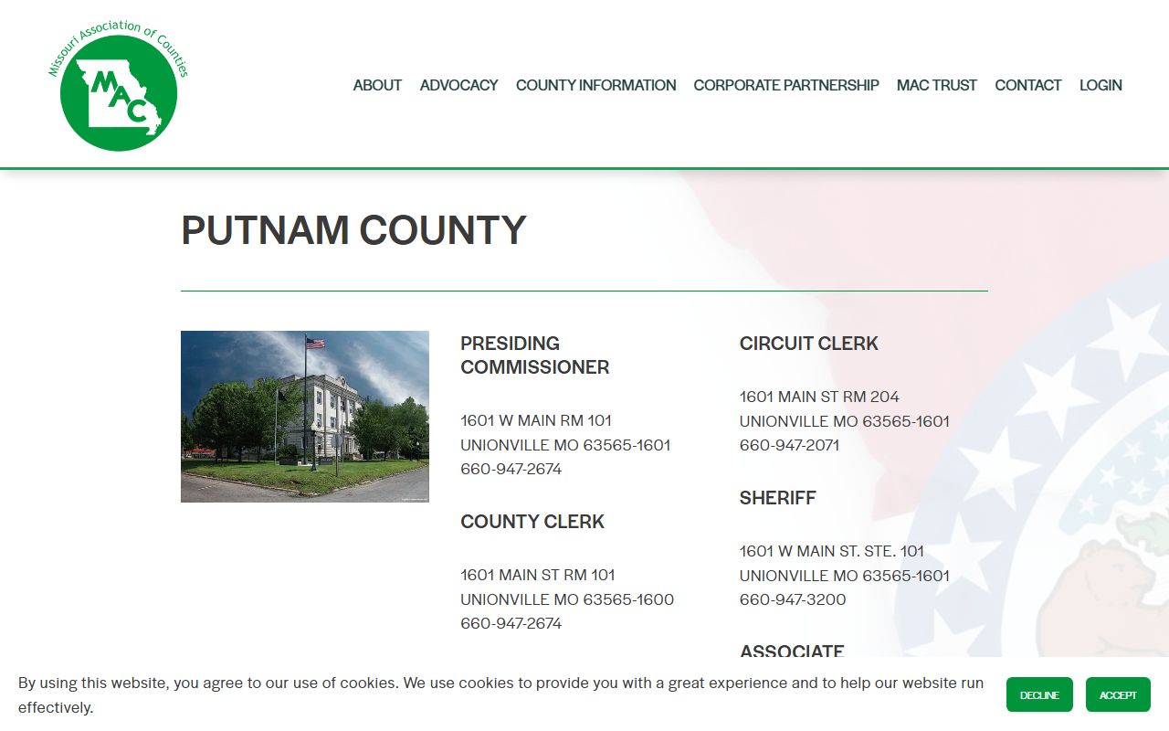 Putnam County Missouri property tax records directory