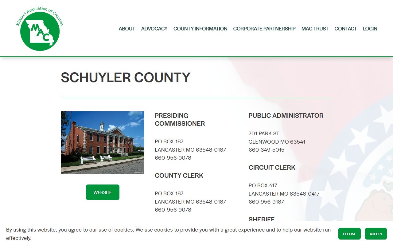 Schuyler County Missouri property tax records directory