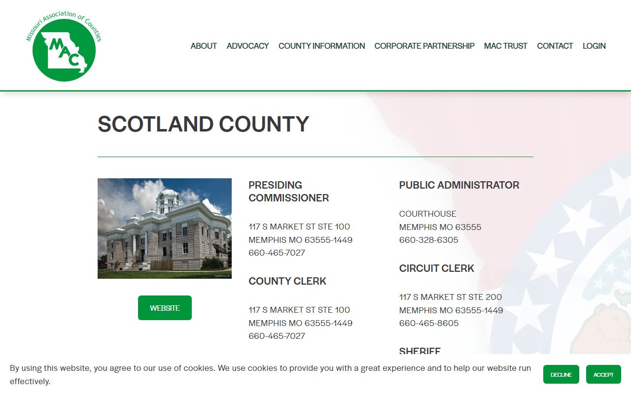 Scotland County Missouri property tax records directory