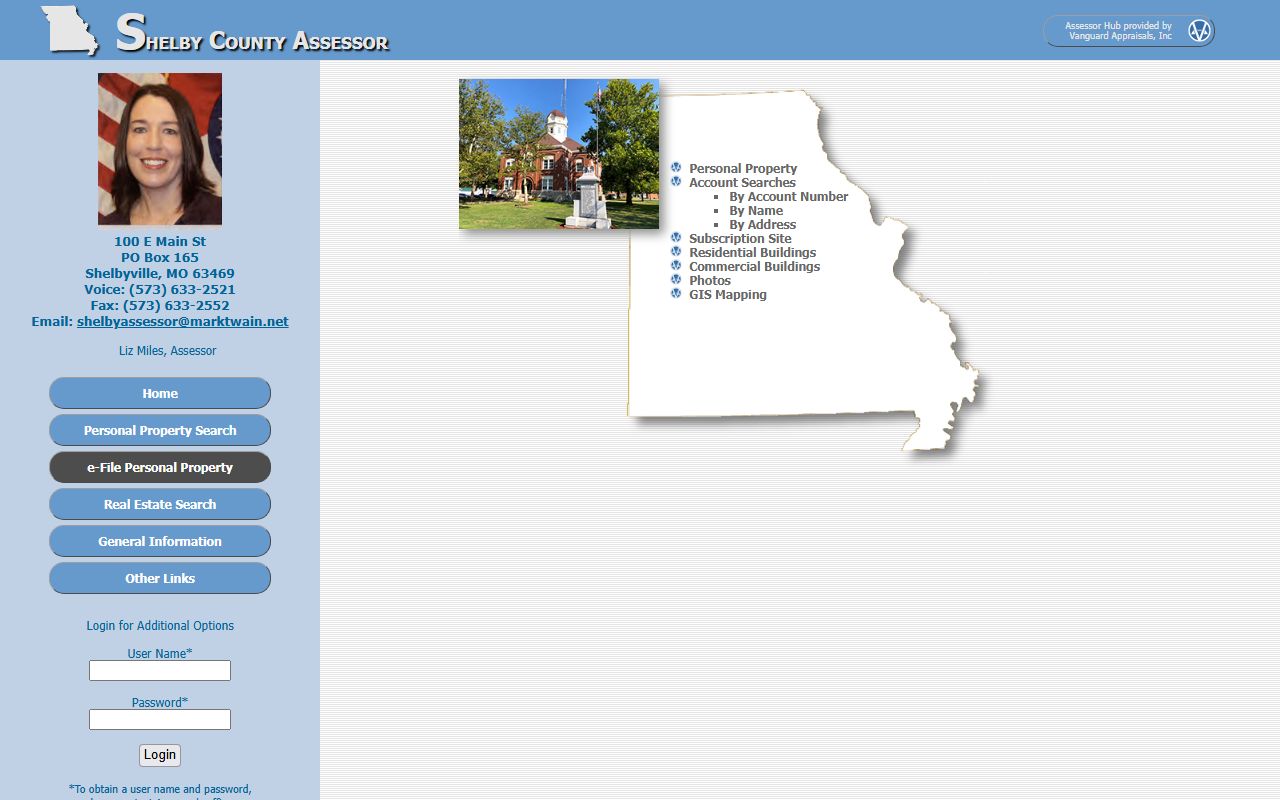 Shelby County assessor property tax records portal