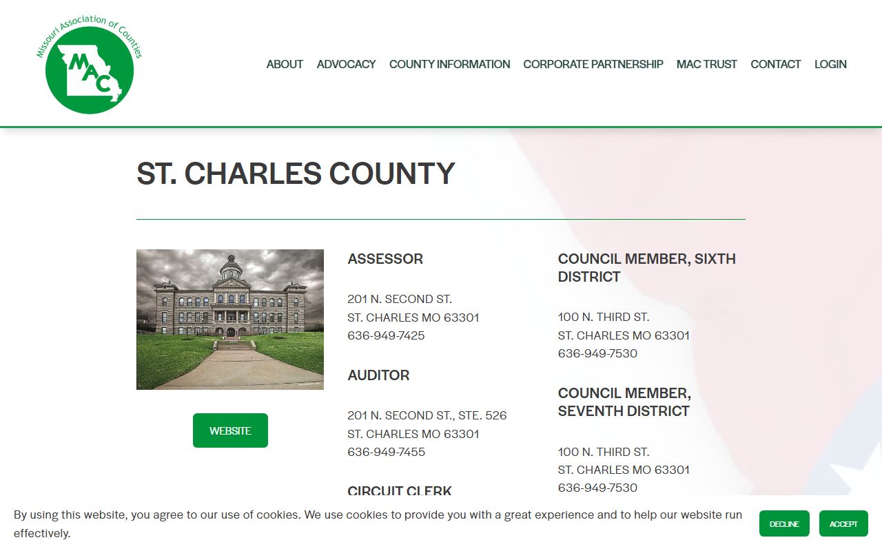 St. Charles County property tax records directory