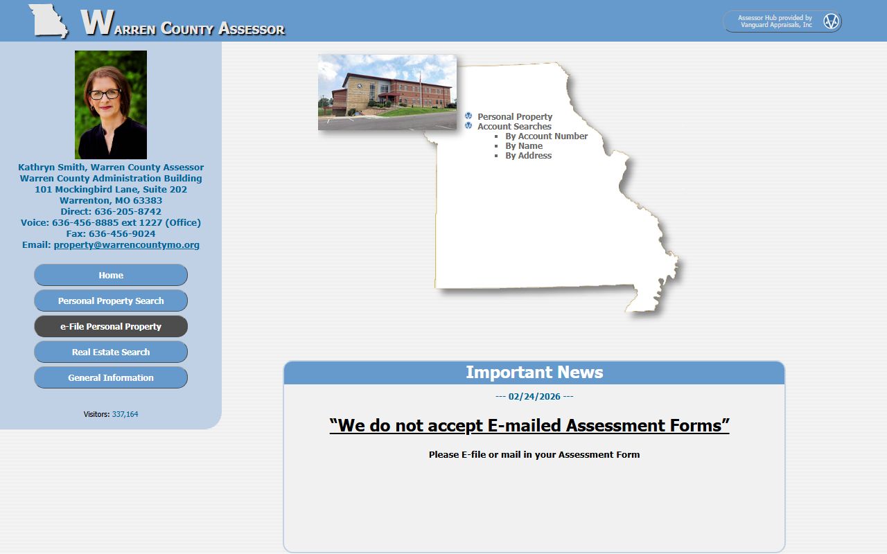 Warren County property tax records assessor search portal